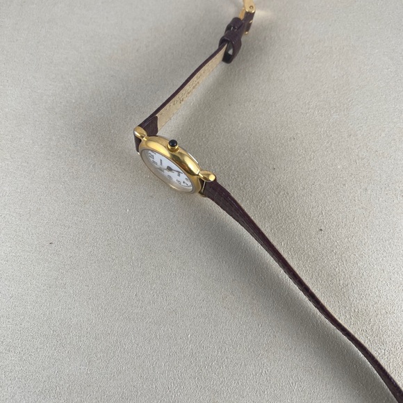 Vintage Tourneau Watch Swiss Made with Gold Plated Bezel Stainless Steel Case - Picture 4 of 9